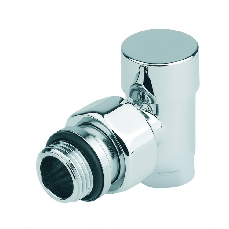 Dvieļu žāvētāja noslēgvārsts Poletti Compact 1/2x1/2,90°,hrom