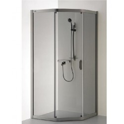 Dušas stūris piecstūru Baltijos Brasta VAIVA 90x90