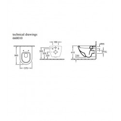 Tualetes pods piekaramais Villeroy&Boch Subway ar Soft Close vāku,66001001