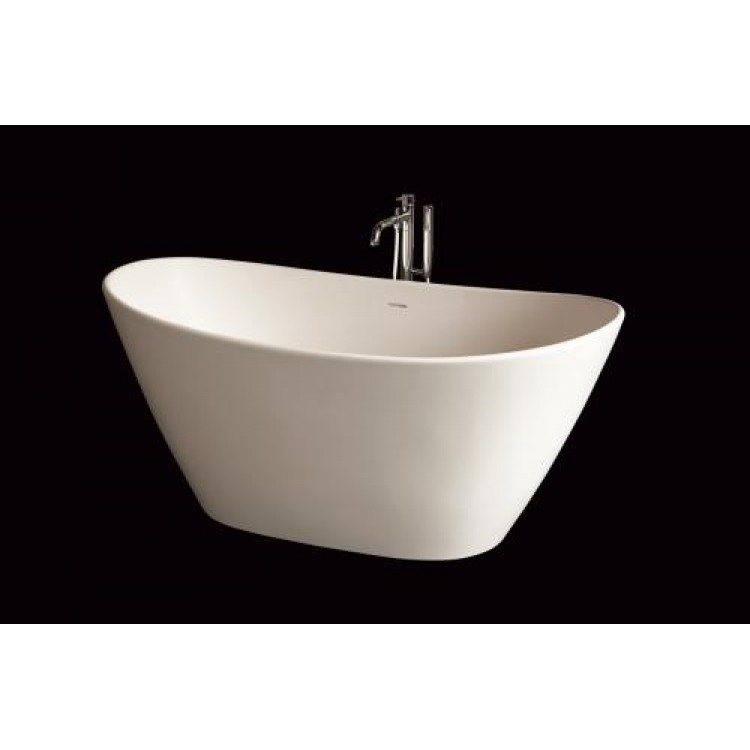 Brīvi stāvoša vanna PAA AMORE 1600x850, akmens masa