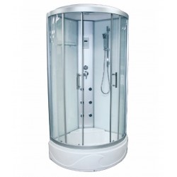 Masāžas dušas kabīne Vento Rome Bianco 90x90cm, 441850