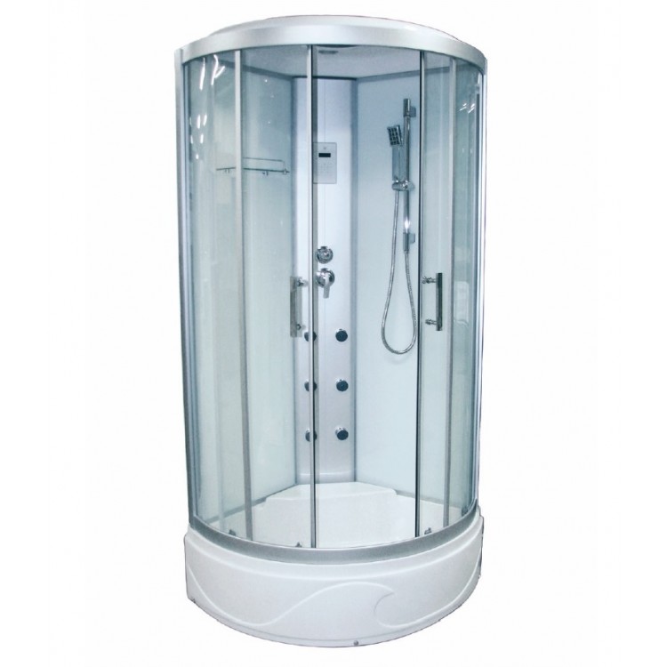 Masāžas dušas kabīne Vento Rome Bianco 90x90cm, 441850