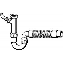 Virtuves izlietnes sifons Viega 1 1/2x50/40, 101633