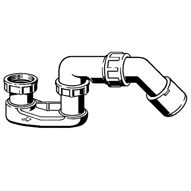 Dušas un vannas sifons VIEGA, 106263