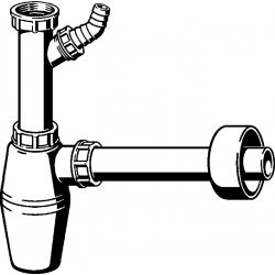 Izlietnes sifons glāze bez izplūdes VIEGA 1 1/4x32 326319