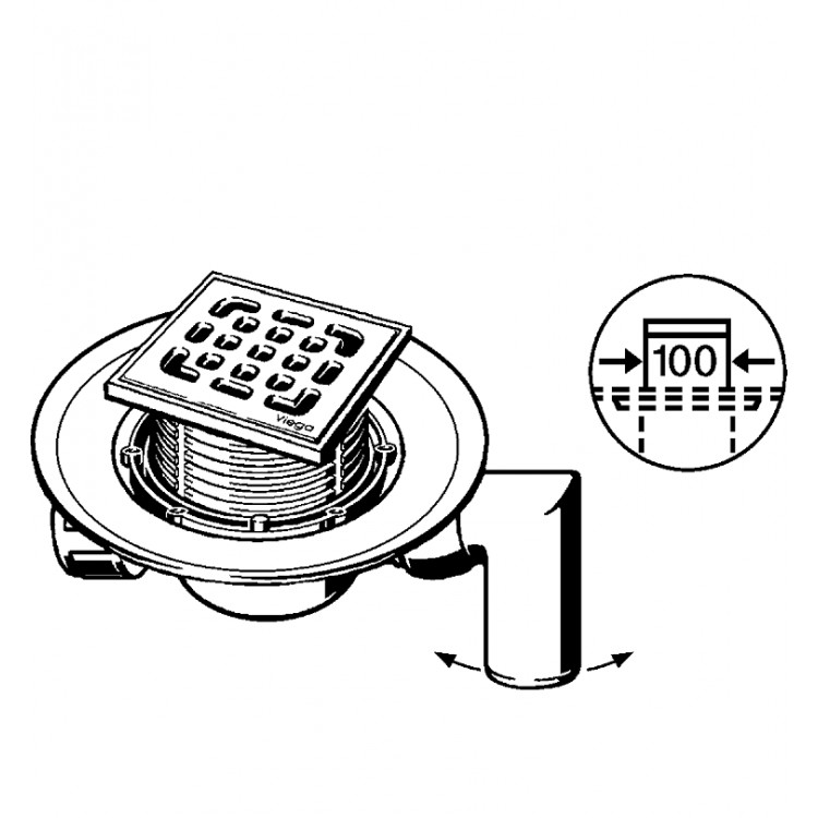 Traps VIEGA Advantix DN50, 557126