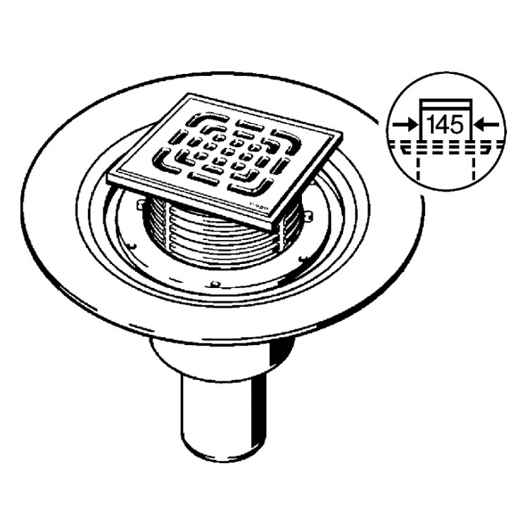 Traps VIEGA,vertikāls 50 557188