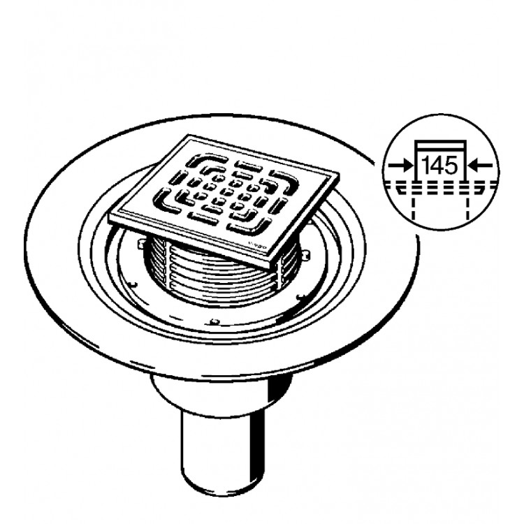 Traps VIEGA Advantix, vertikāls 10, 557201