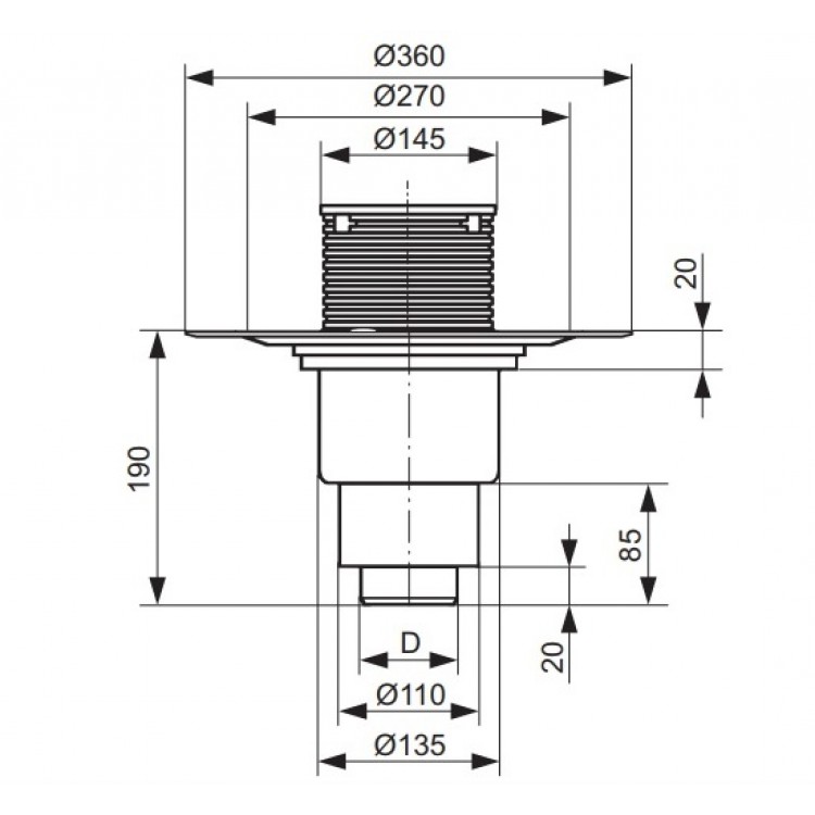 Traps VIEGA Advantix, vertikāls 10, 557201