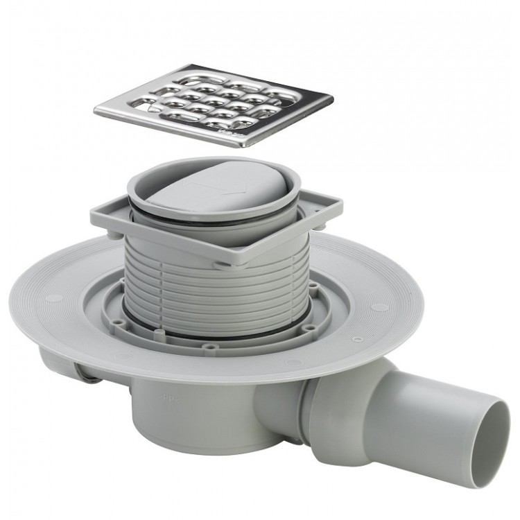 Traps ar sauso aizvaru VIEGA, 100x100 DN50, 583217