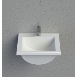 Vannas istabas izlietne Vispool Q-500 50x48 cm, balta