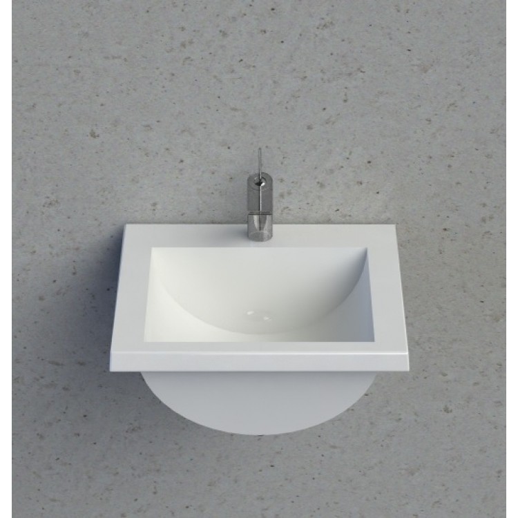 Vannas istabas izlietne Vispool Q-500 50x48 cm, balta