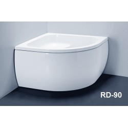 Dušas paliktnis dziļais Vispool  RD-90, 900x900