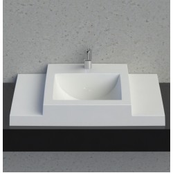 Vannas istabas izlietne Vispool Q-900 90x54 cm, balta