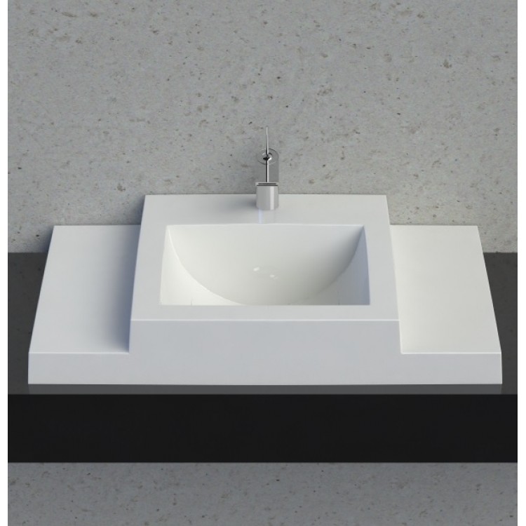 Vannas istabas izlietne Vispool Q-900 90x54 cm, balta