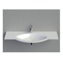 Vannas istabas izlietne Vispool L-1300 130x52 cm, balta