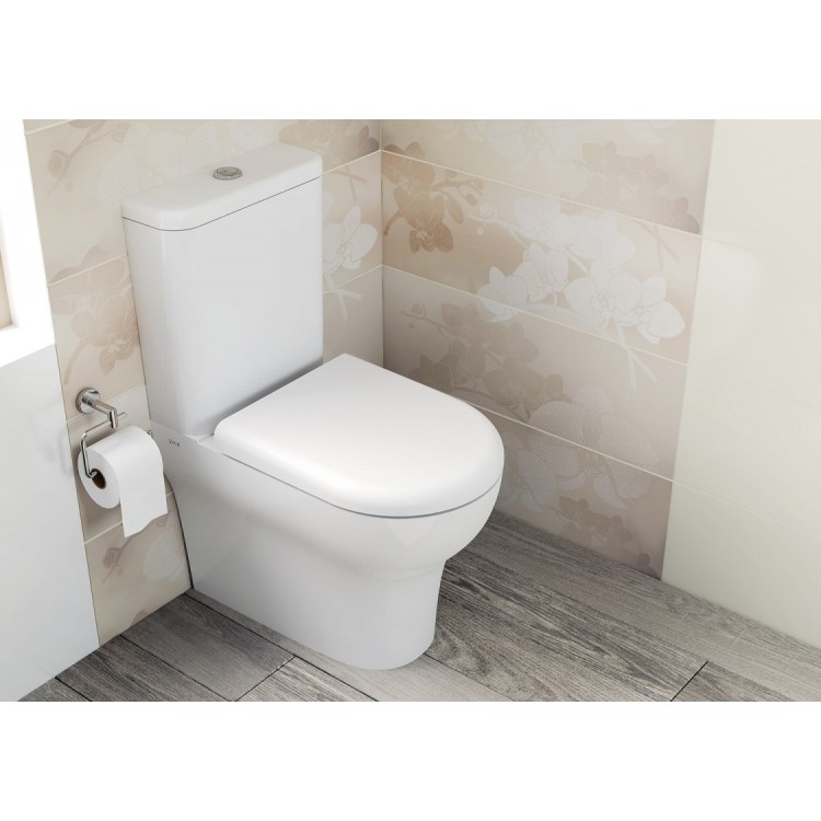 Tualetes pods VitrA Zentrum ar Soft Close vāku, universāls izvads