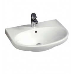 Vannas istabas izlietne Gustavsberg Nautic 5556 56x43 cm, Ceramicplus pārklājums, 555699R1.