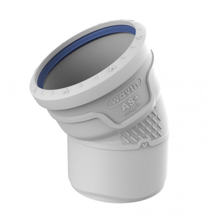 Kanalizācijas līkums AS+ DN110 30°