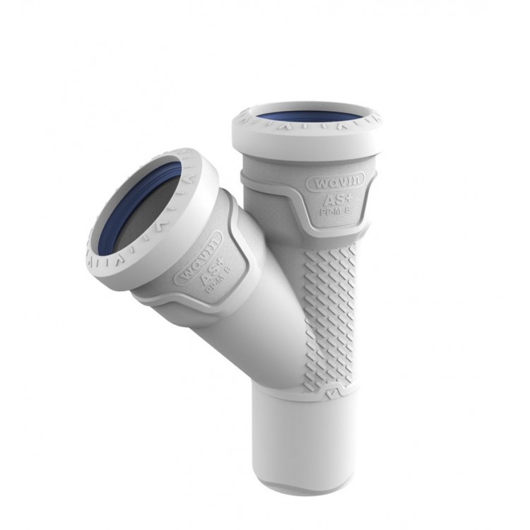 Kanalizācijas atzars AS+ Dn50/50 45°
