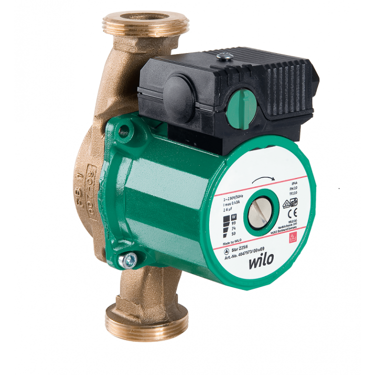 Cirkulācijas sūknis WILO Star-Z 20/7-3 11/4 150, 4081203
