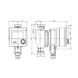 Cirkulācijas sūknis WILO Star-Z NOVA T 138, 4222650