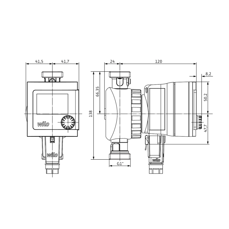 Cirkulācijas sūknis WILO Star-Z NOVA T 138, 4222650