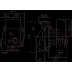 Cirkulācijas sūknis WILO Yonos Pico 25/1-6 130, 4248085