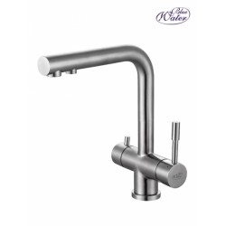 Virtuves izlietnes maisītājs dzeramajam ūdenim BLUE WATER ZARA INOX