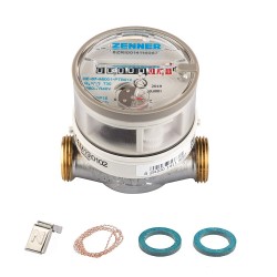 Zenner ETKD Ūdens skaitītājs DN20 aukstam ūdenim ar saskrūvēm