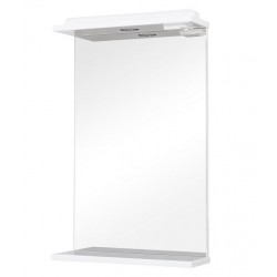 Spogulis ar plauktu un apgaismojumu Akvarodos DECOR 50cm, 195720