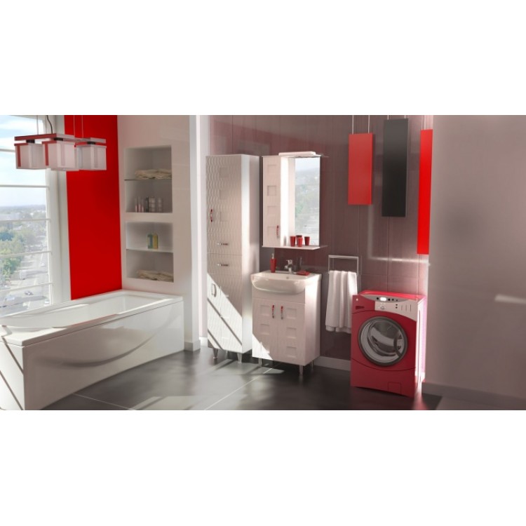 Vannas istabas augstais skapis Akvarodos ASSOL 195x40cm, AssolR