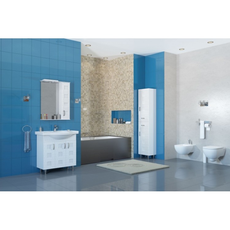 Vannas istabas skapītis ar spoguli Akvarodos ASSOLs 65cm