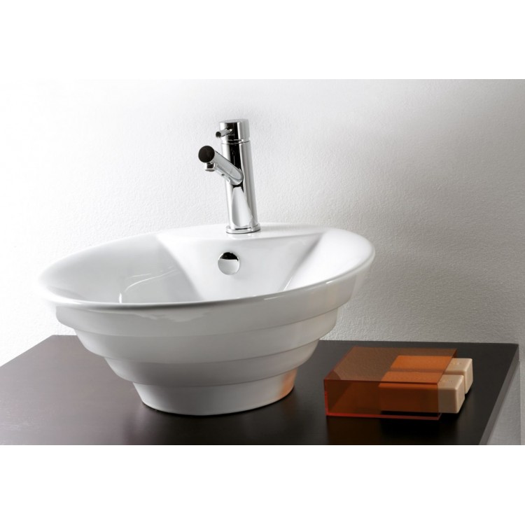 Vannas istabas uzliekamā izlietne Bathco Atlanta 47x47сm, 0005