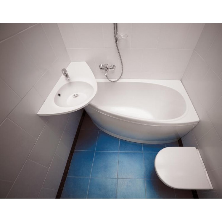 Stūra vanna RAVAK Avocado L/R 150x75, komplekts