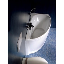 Stūra vanna RAVAK Avocado L/R 150x75, komplekts