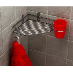 Stūra plaukts Duschy metāla 28x20x7 cm, 571-90