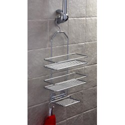 Plaukts uzkarināms Duschy 25x11x43 cm, 583-90