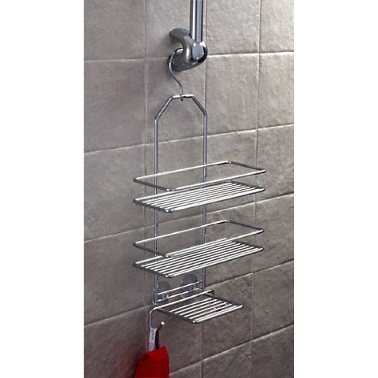 Plaukts uzkarināms Duschy 25x11x43 cm, 583-90