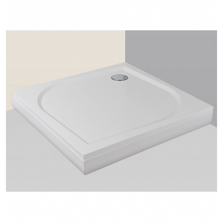 Dušas paliktnis kvadrātveida Baltijos Brasta 90x90cm ROKAS