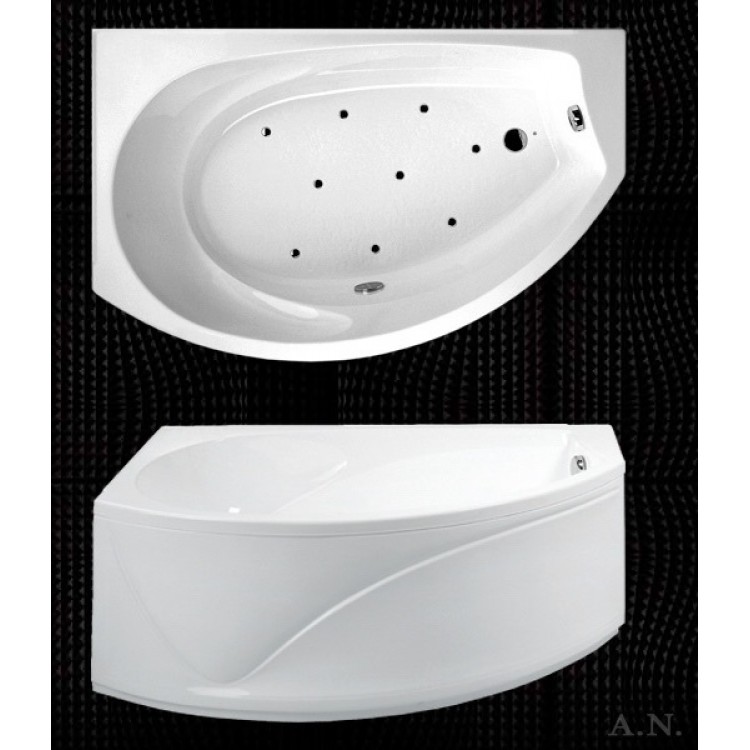 Stūra vanna Balteco Christina 15, 150x94cm