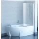 Vannas sieniņa Ravak Rosa CVSK1 140/150