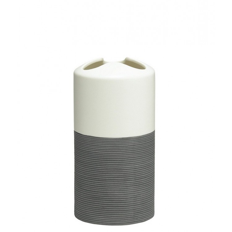 Turētājs zobu birstēm Sealskin Doppio, pelēks