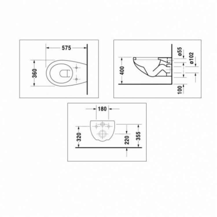 Komplekts Duravit COLOMBO+Grohe rāmis Rapid SL+poga