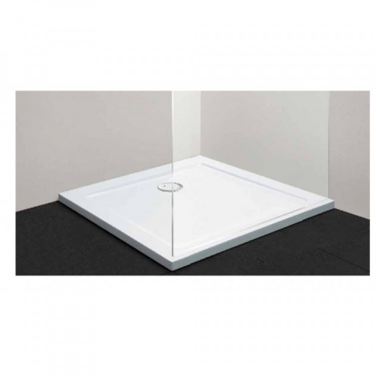 Dušas paliktnis kvadrātveida Duschy 100 x 100, balts 988-03
