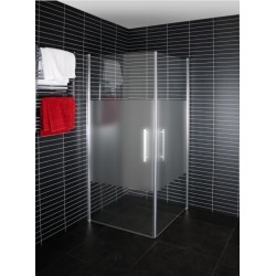 Dušas stūris kvadrātveida Duschy Corner 800x800, Frost stikls 2x5233-80