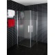 Dušas stūris kvadrātveida Duschy Corner 800x800, Frost stikls 2x5233-80