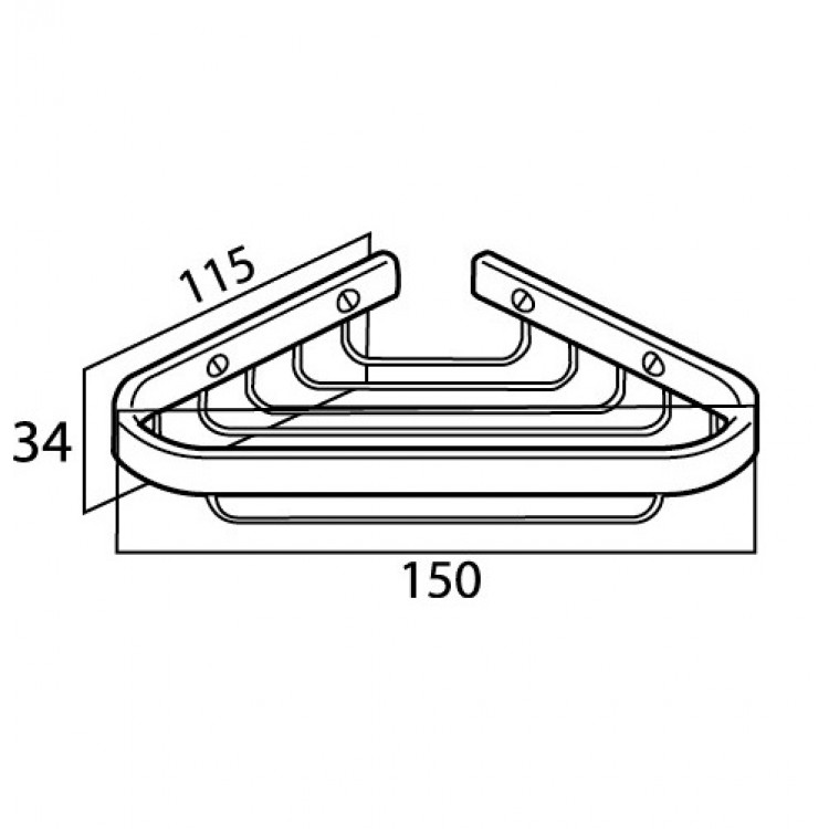 Ziepju trauks Tiger Exquisit, hroms