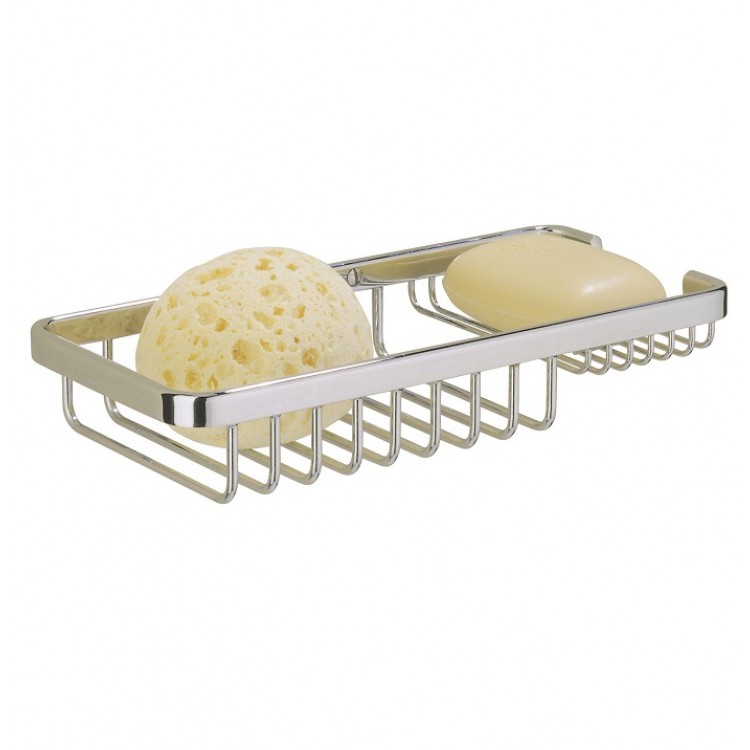 Plaukts ar ziepju trauku Tiger Exquisit Metāla 265x125 mm, hroms