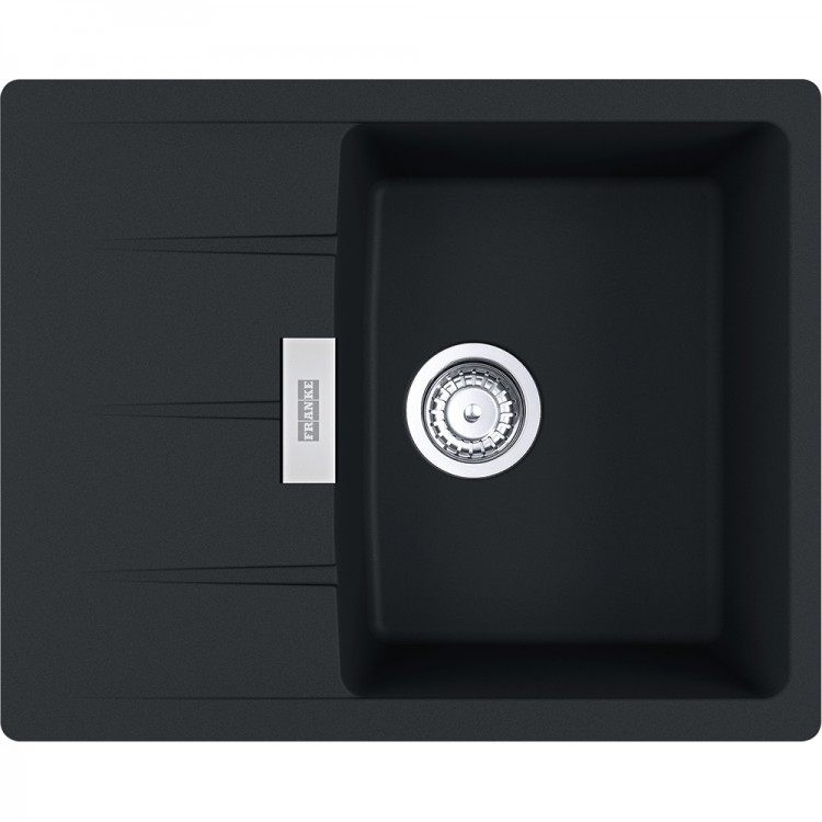 Virtuves izlietne FRANKE CENTRO 62x50 cm, CNG 611-62, melns matēts
